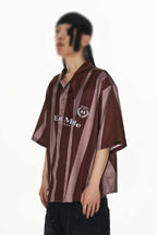 Burgundy Striped Shirt