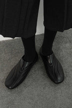 Streamlined Leather Casual Shoes