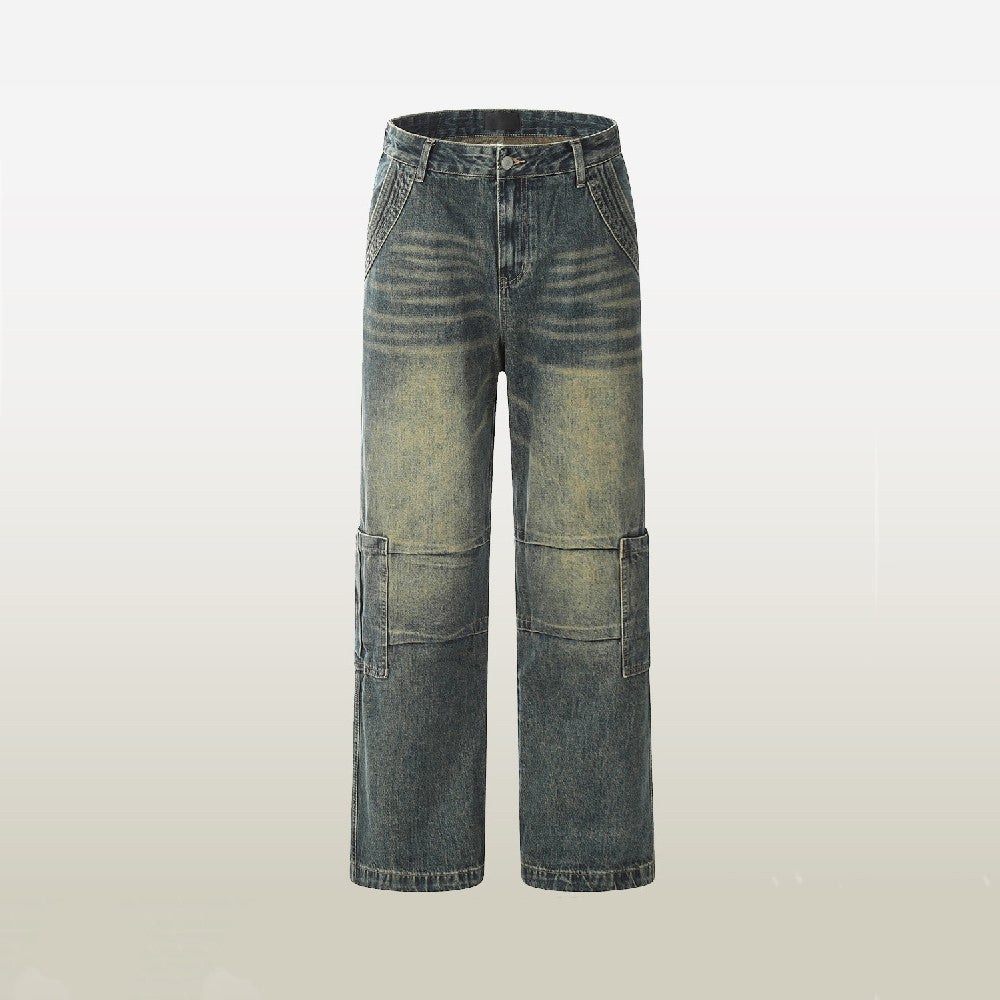 Straight Loose Work Jeans