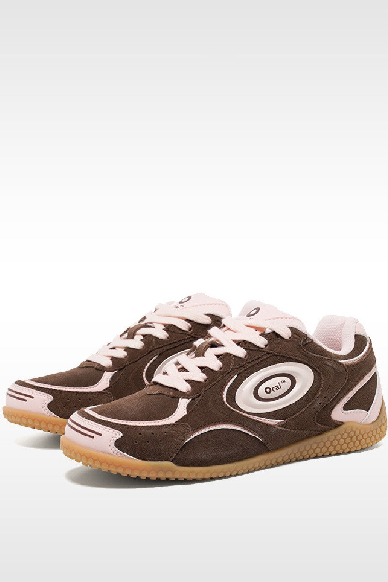 Pink Brown Speedcar Trainer Sneakers