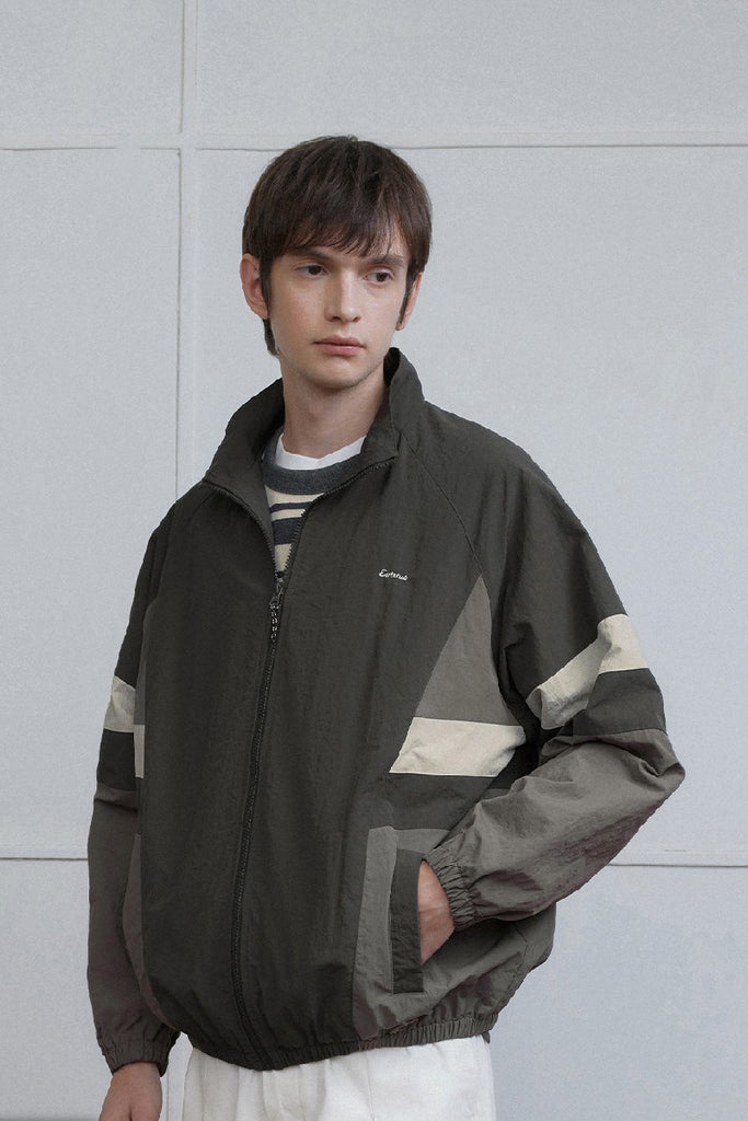 Vintage Color Block Sports Training Jacket – Copping Zone