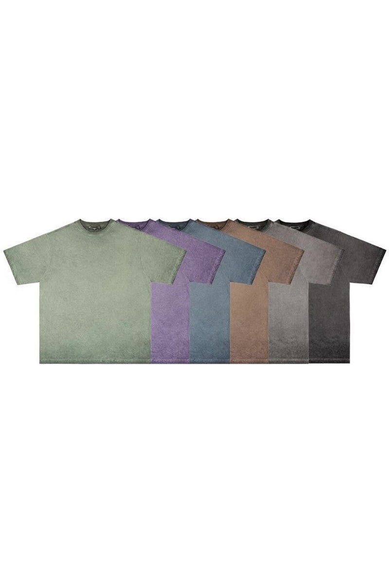 Vintage Washed Plain T-Shirt