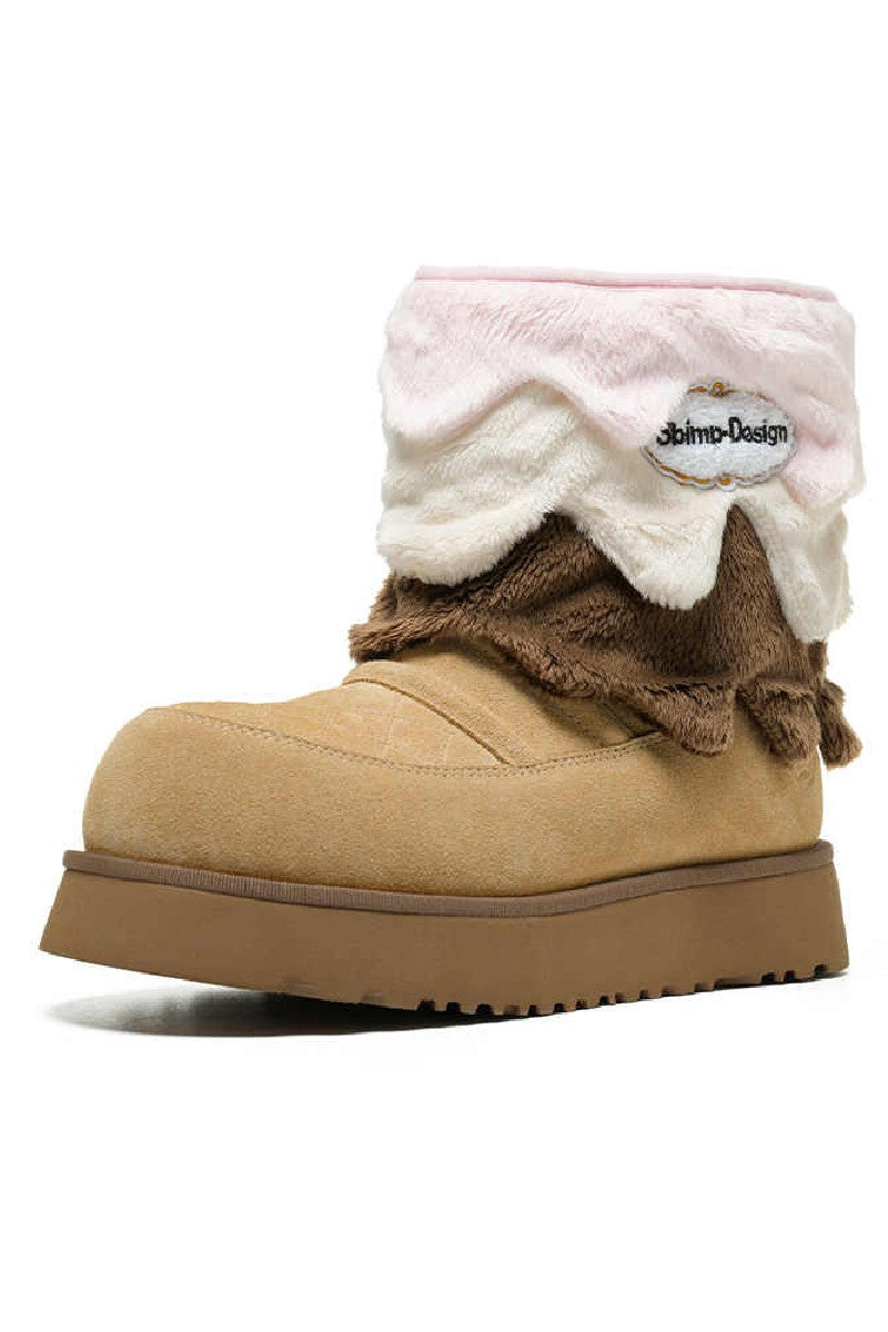 Ice Cream Platform Snow Boots