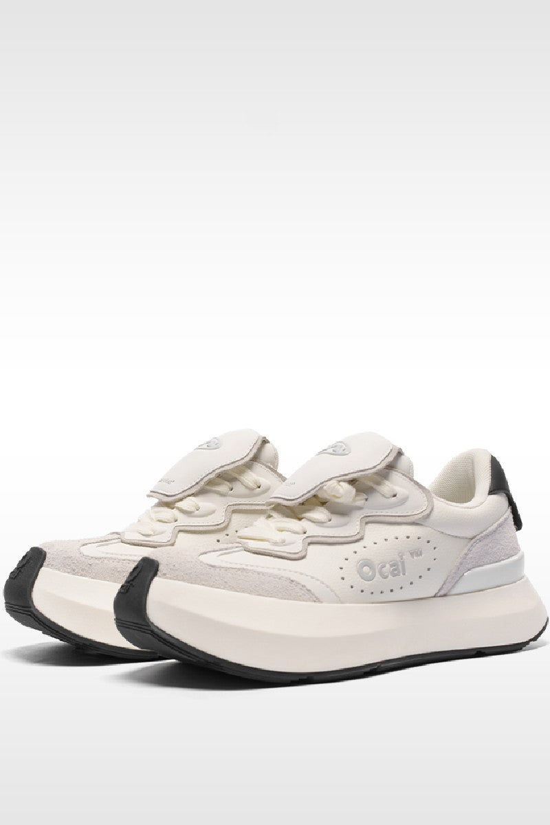 Crescent White Cloud Sneakers