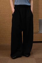Drop Crotch Knit Trousers