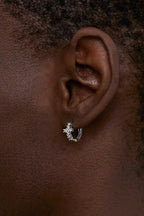 Diamond Cross Hip Hop Earrings