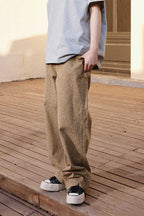 Leopard Print Wide-Leg Pants