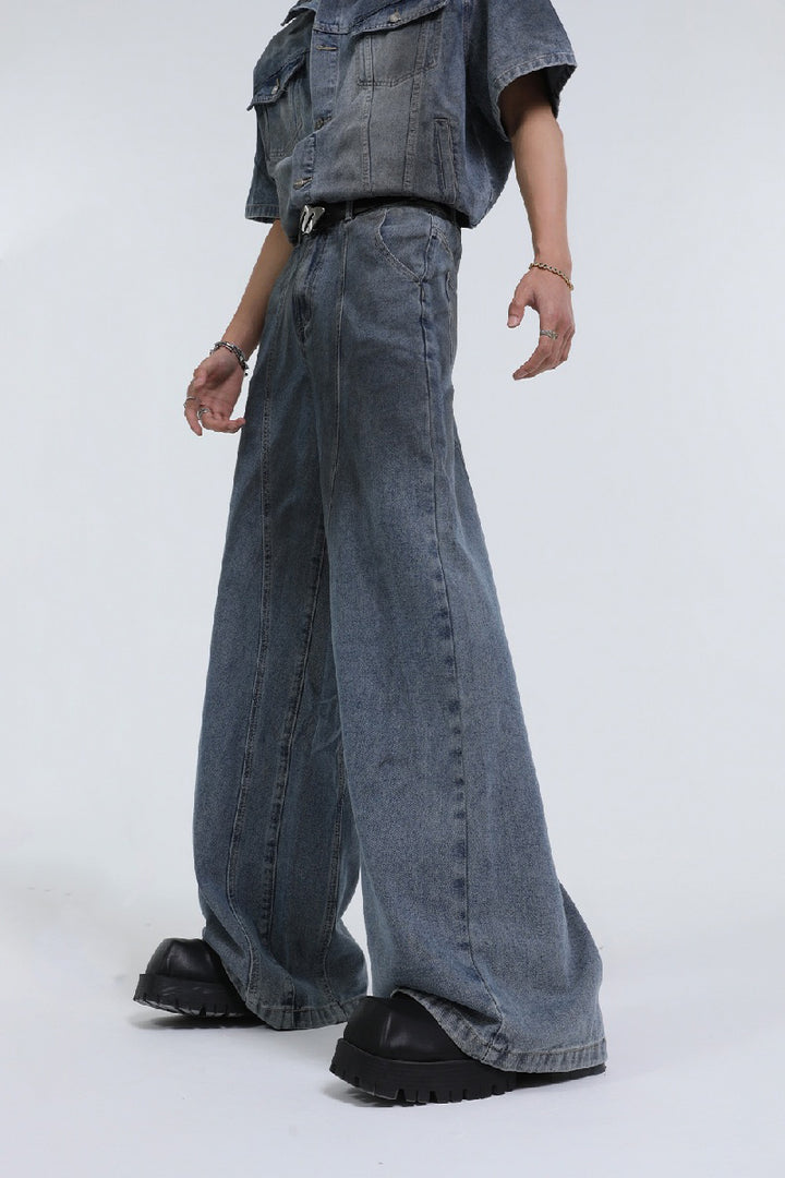 Vintage Straight-Leg Jeans