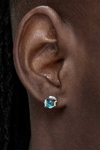 Blue Serpent Stud Earrings