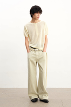 Dyed Straight Leg Jeans