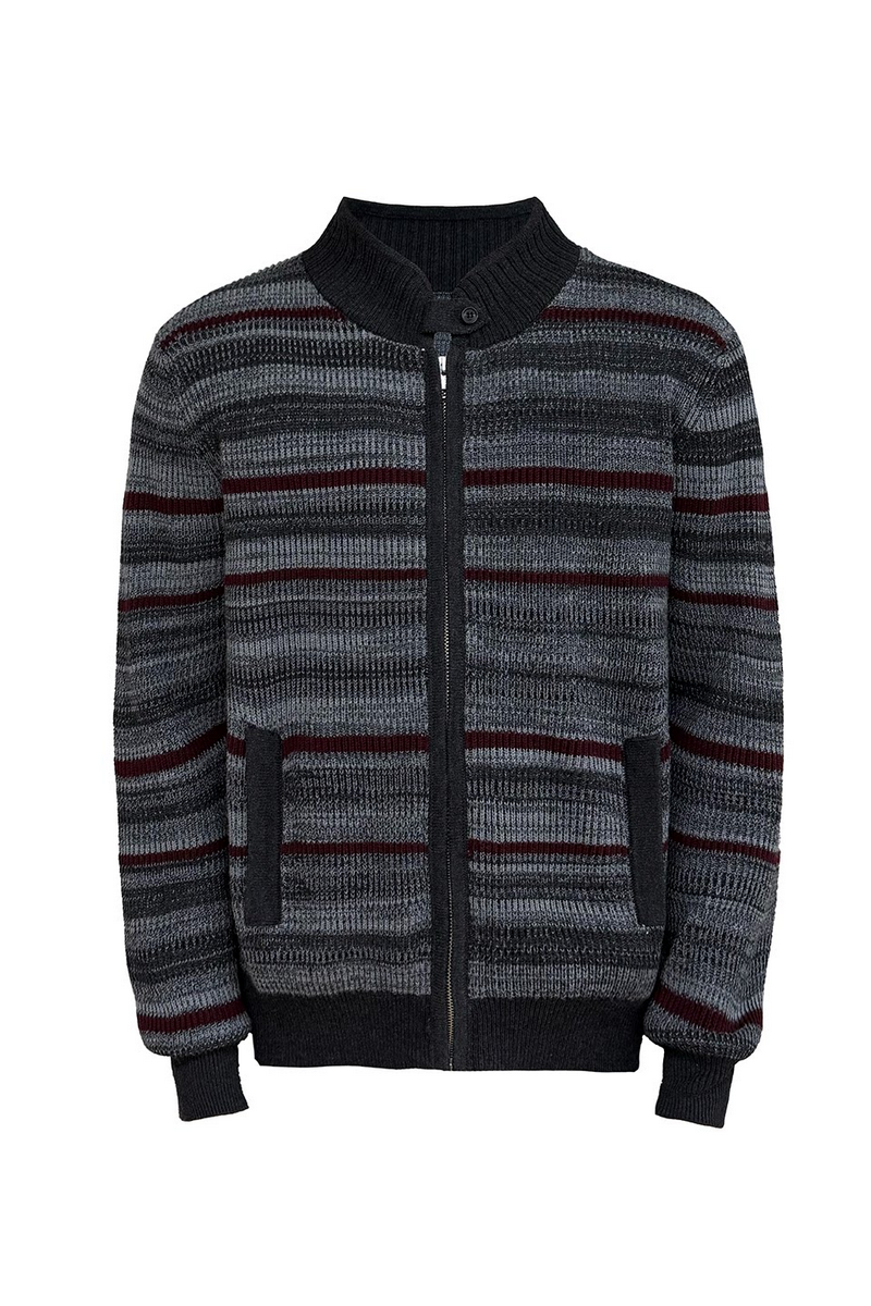 Striped Knit Cardigan