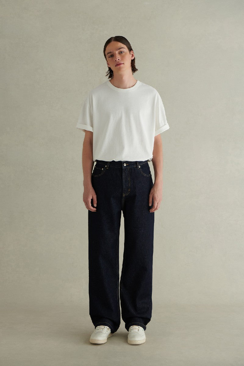 Classic Straight Fit Raw Denim Jeans – Copping Zone