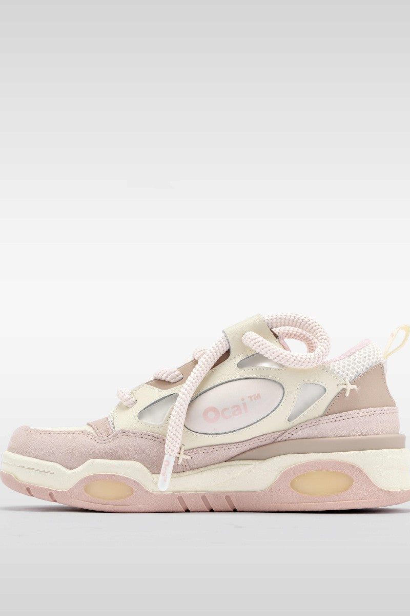 Smog Pink Retro Skate Sneakers