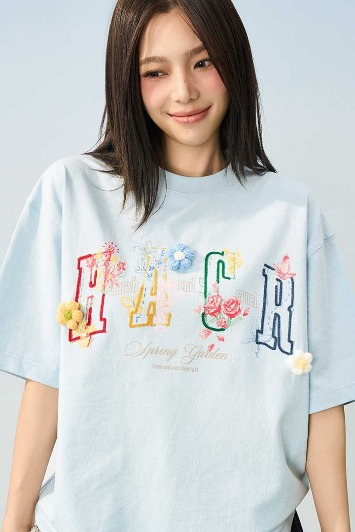 Yarn Flower Graphic Tee