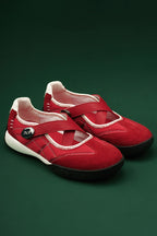 Shiny Red Ballet Trainers