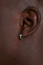 Cross Diamond Stud Earrings