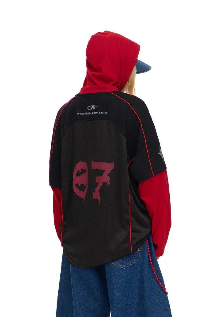 Racing Layered Dry Fit Hoodie