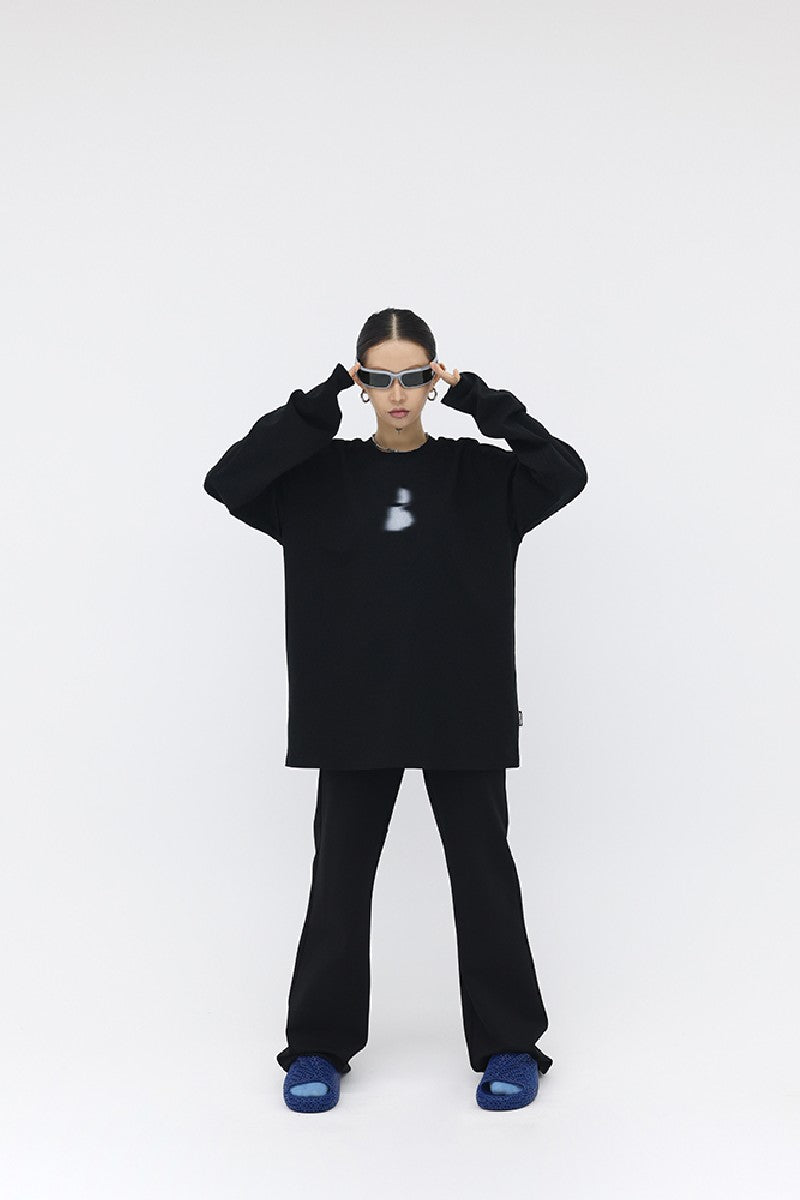 Classic Black Straight-Leg Trousers