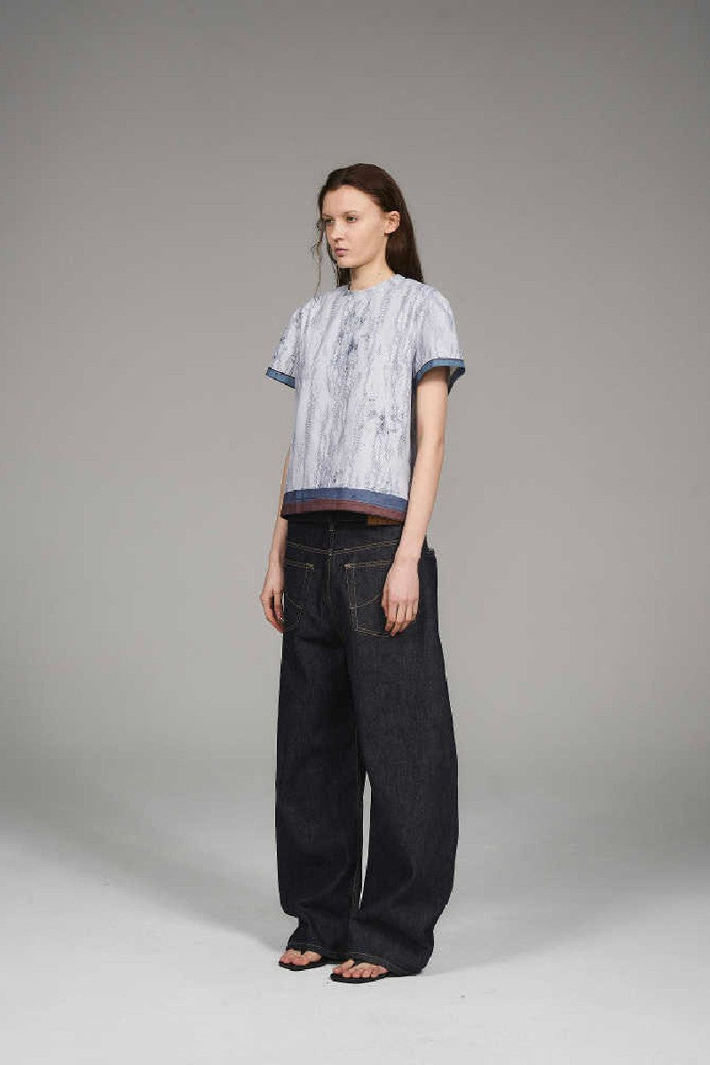 Snakeskin Print T-Shirt