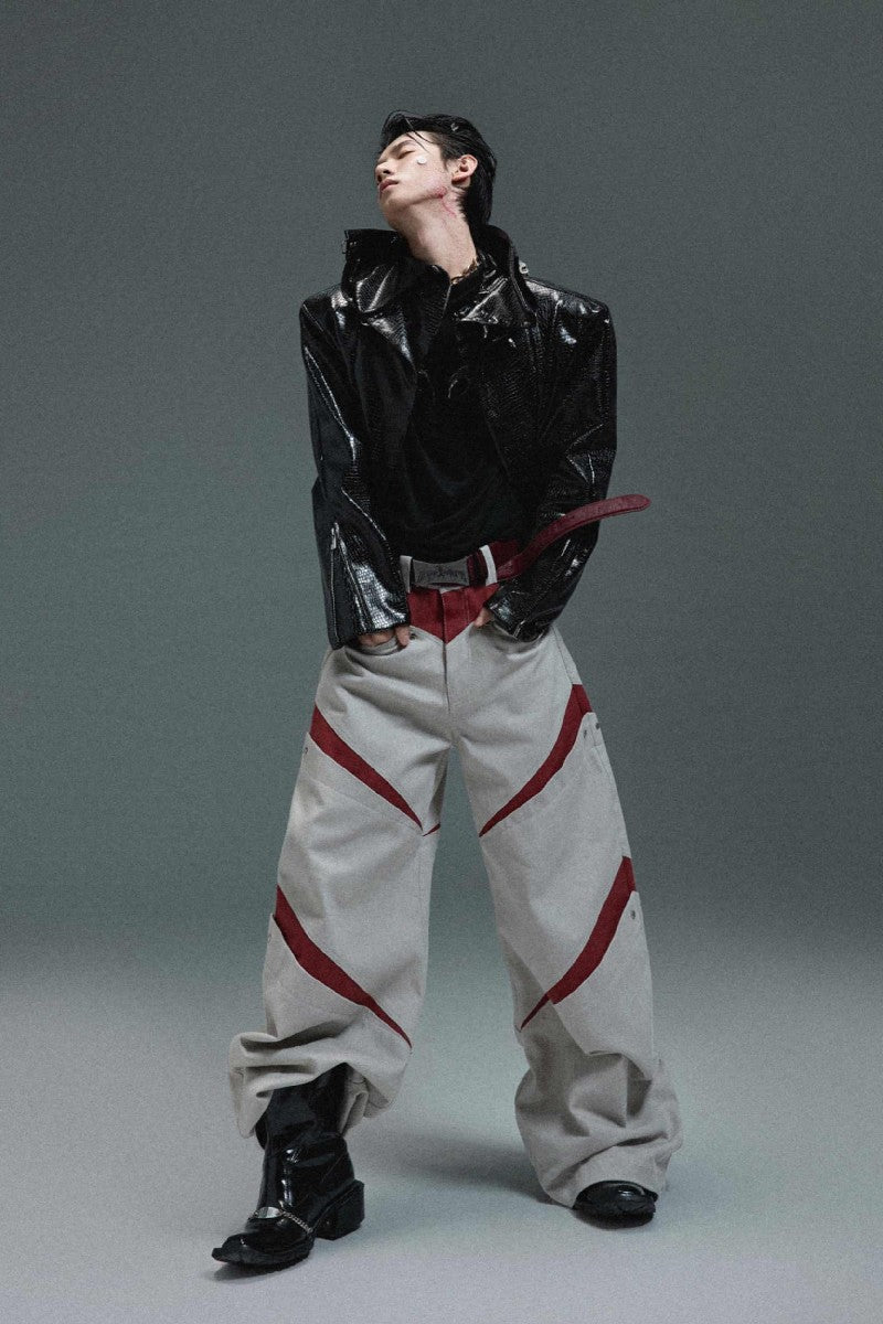 Deconstructed Banana Cargo Pants