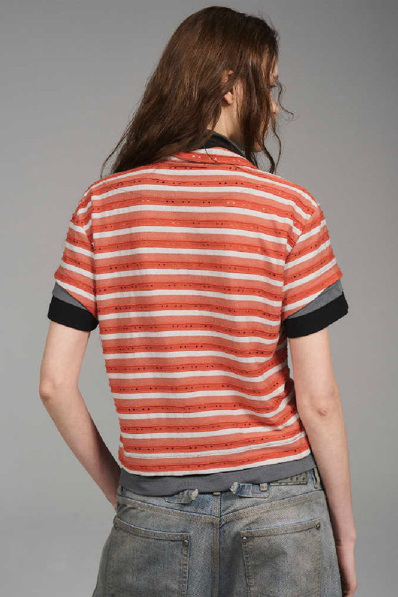 Triple Panel Polo Shirt