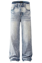 Washed Vintage Straight Jeans