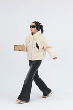 Luxe Embroidered Sherpa Jacket