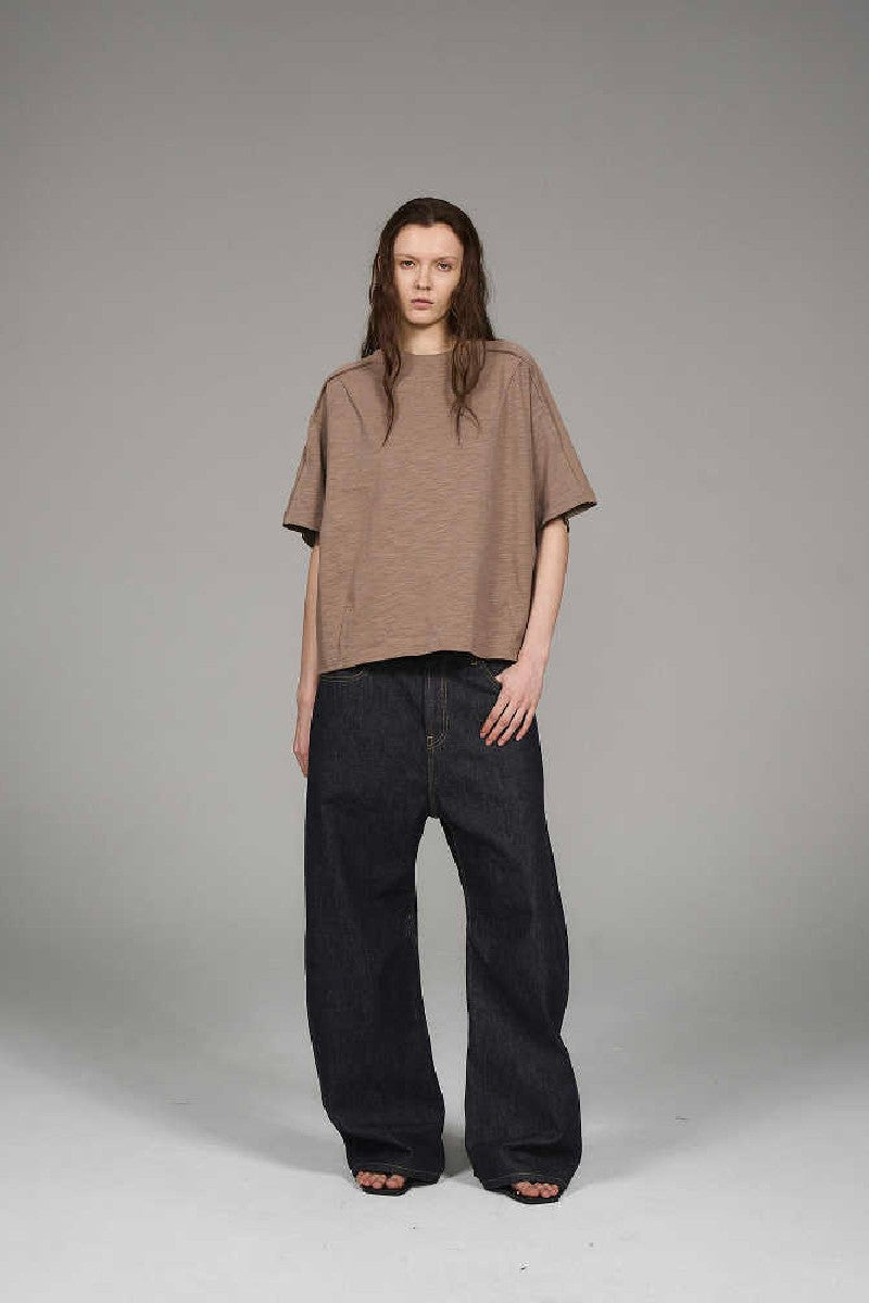 Patch Textured Cotton Tee