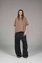 Patch Textured Cotton Tee