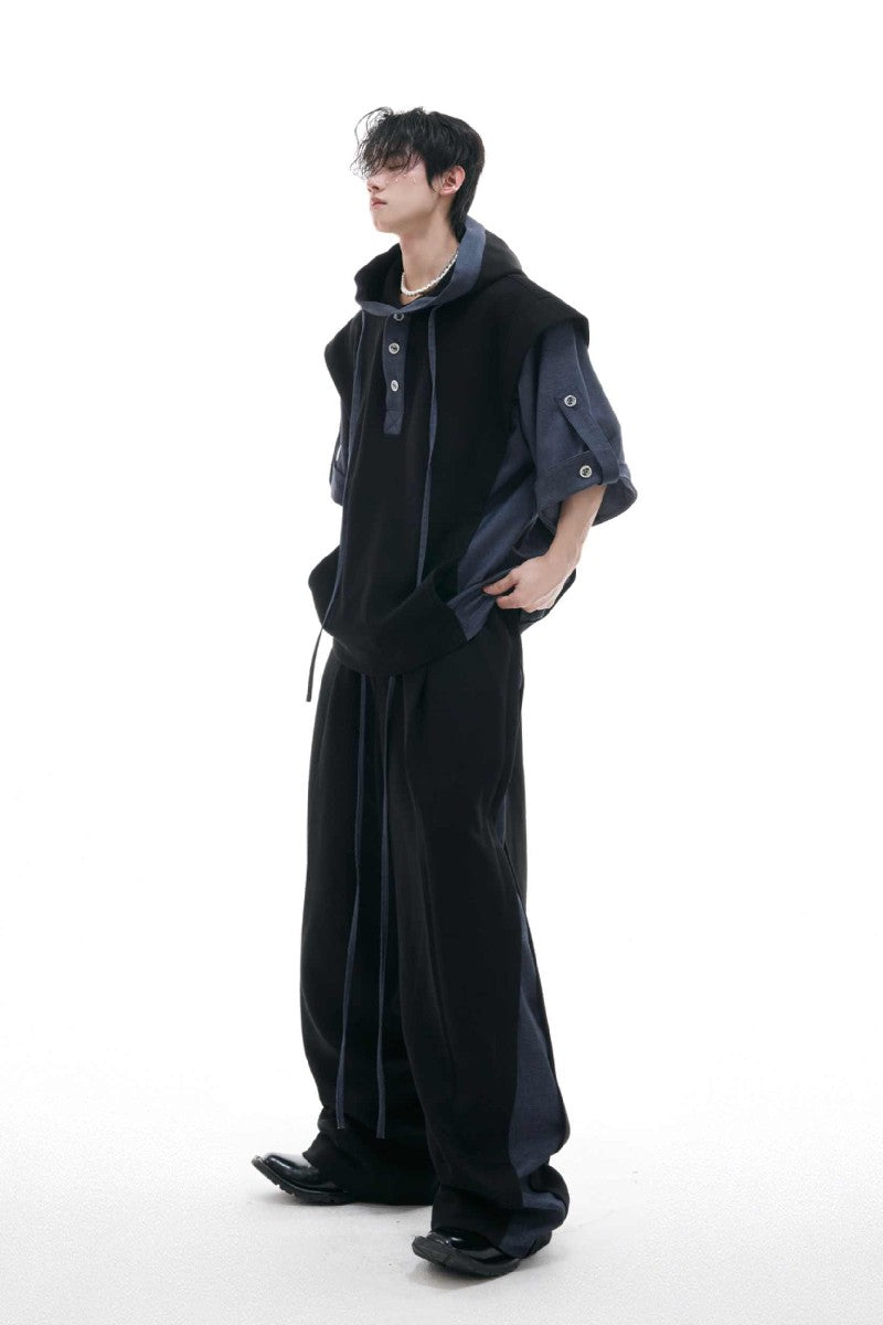 Panel Design Sweatpants