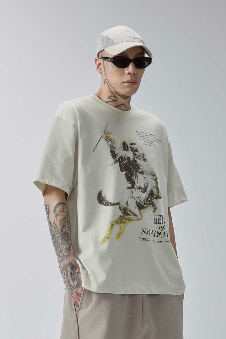 Retro Biker Graphic T-Shirt
