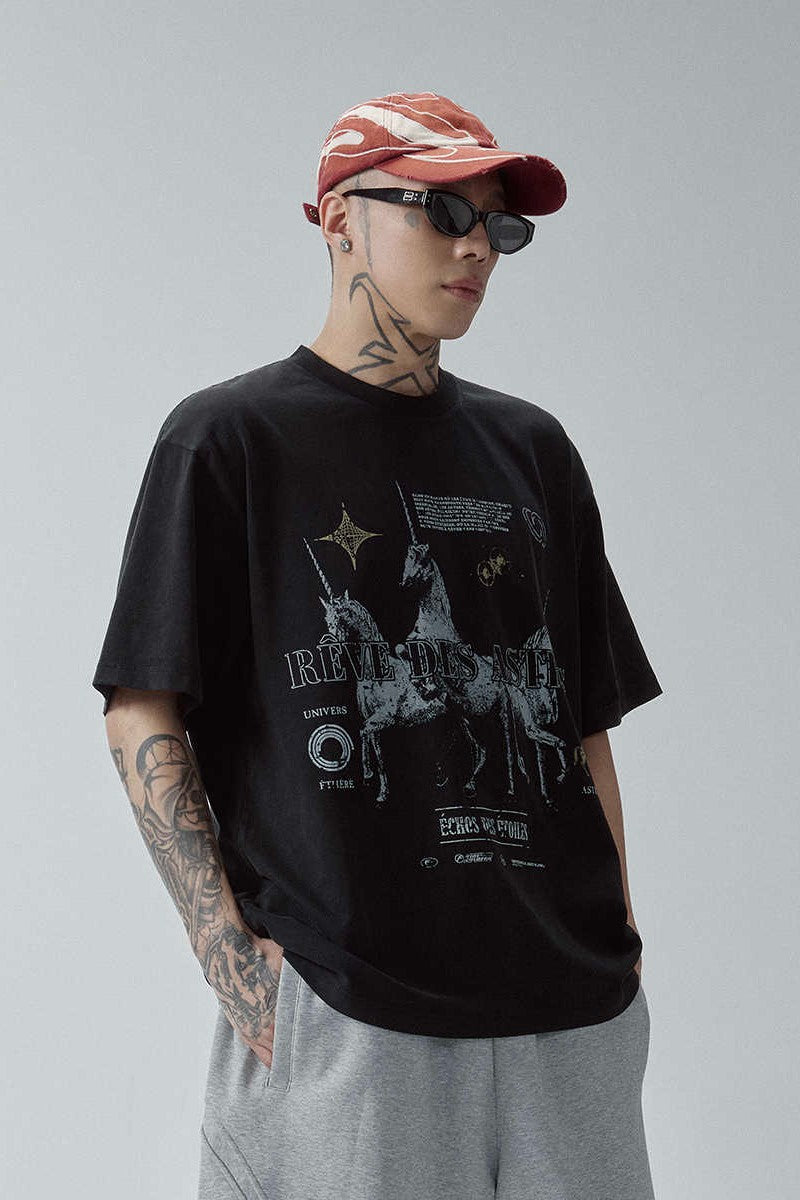 Vintage Washed Graphic T-Shirt – Copping Zone