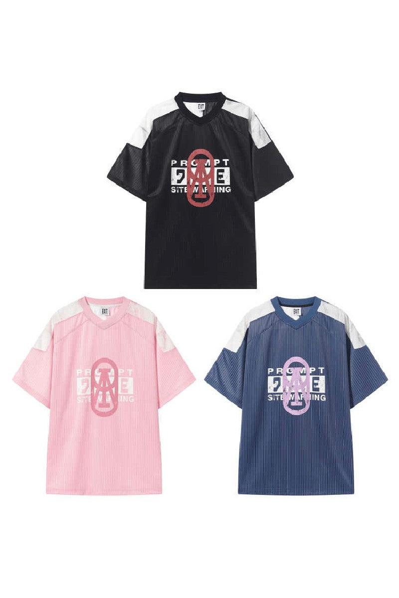 Colorblock Layered Graphic Tee