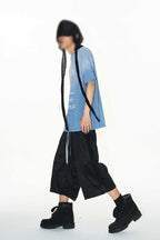 Washed Blue Graphic Tee
