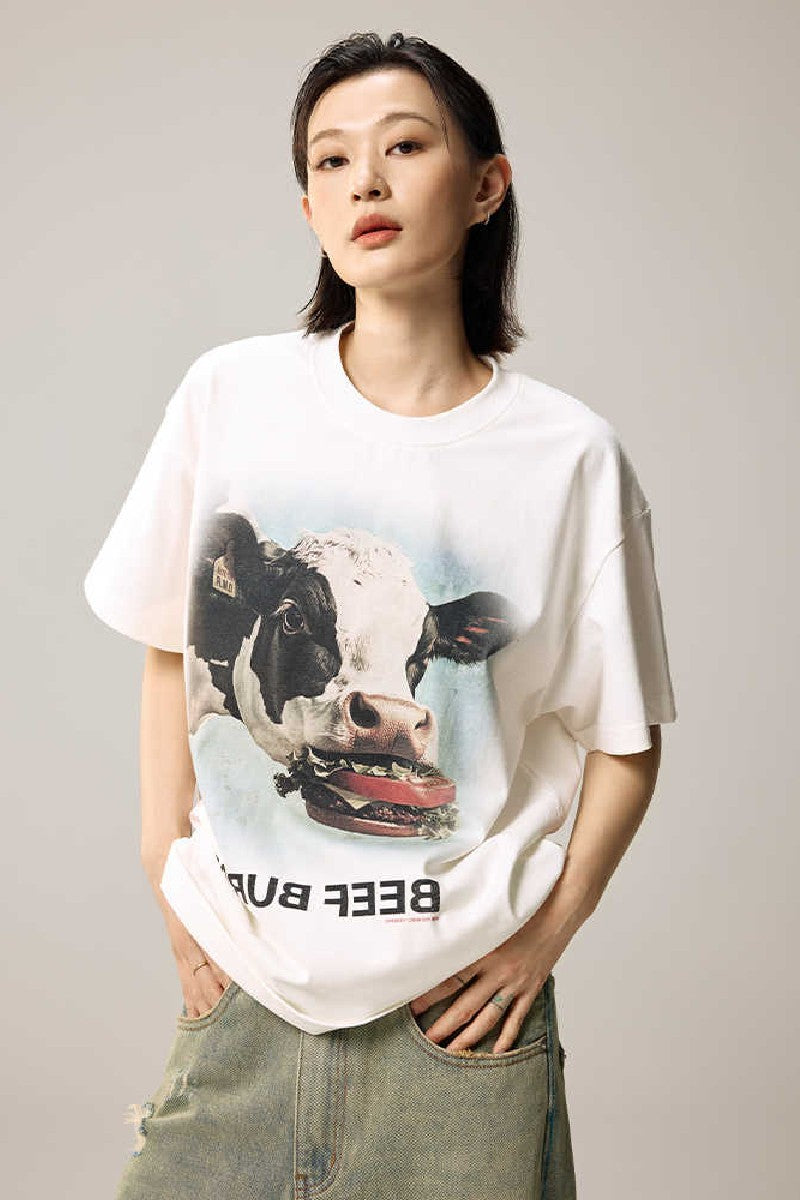 Cow Burger Graphic Tee