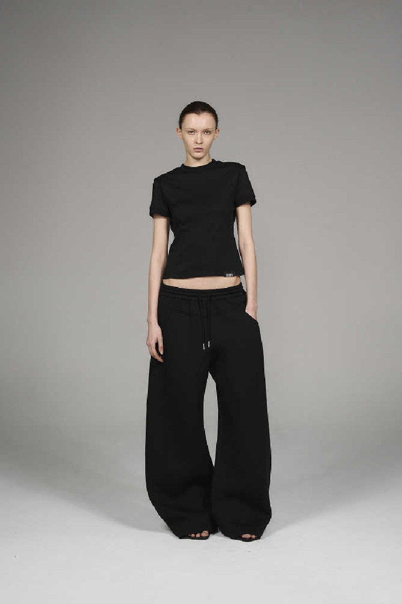 【DISCERNMENT】Leo Curved Cut Sweatpants Dual Tone Curved Sweatpants – Copping Zone