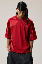 Mesh Panel Hockey Jersey Tee