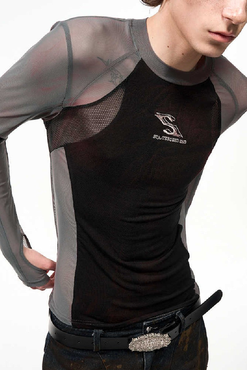 Sheer Mesh Undershirt