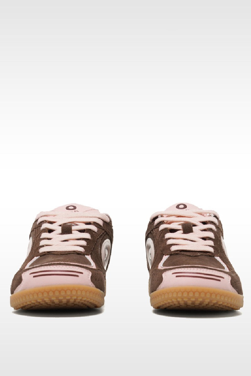 Pink Brown Speedcar Trainer Sneakers