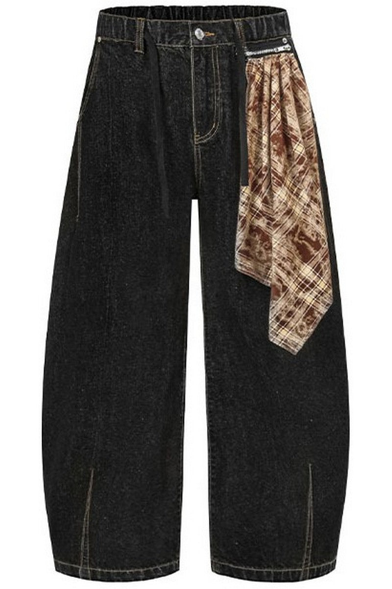 Baggy Blade Cut Denim Pants