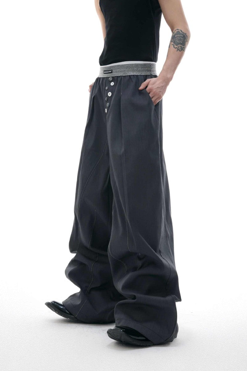 Tailored Straight Leg Trousers