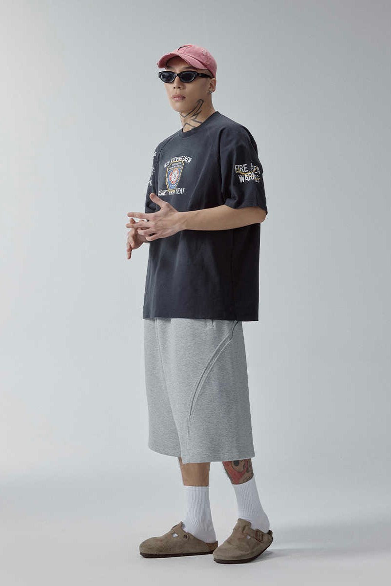 Heavyweight Patchwork Sweat Shorts
