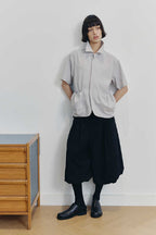 Textured Jacquard Skirt Pants