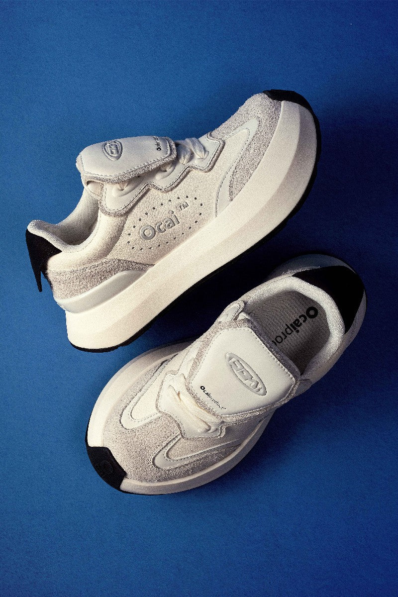 Crescent White Cloud Sneakers