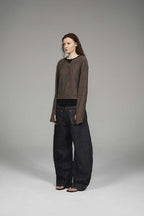 Layered Texture Long Sleeve Tee
