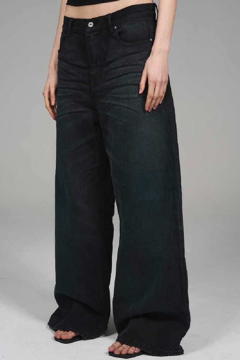 Washed Blue Tone Jeans