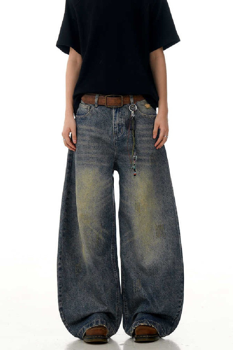 Washed Blue Blade Jeans
