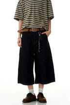 Raw Denim Cargo Jorts