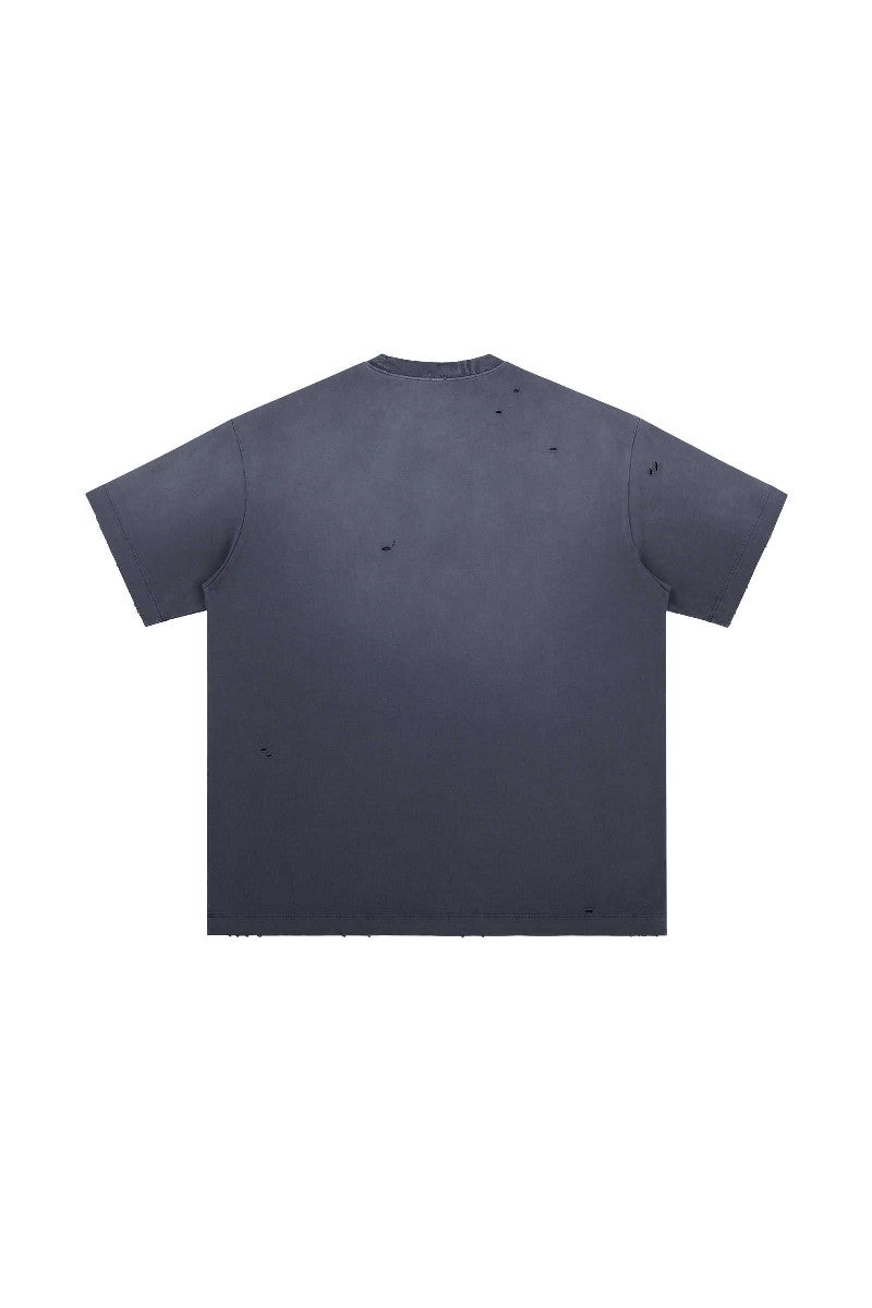 Distressed Spray Oversized Tee