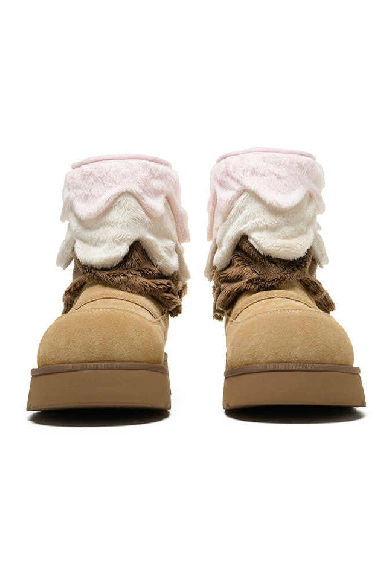 Ice Cream Platform Snow Boots